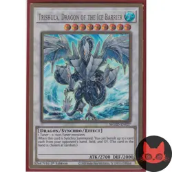 Yugioh Trishula, Dragon of the Ice Barrier MGED-EN027 Gold Rare 1st Edition NM - Image 1