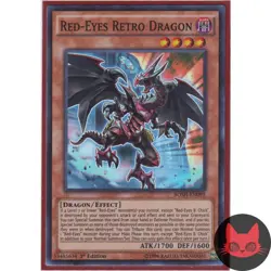 Yugioh Red-Eyes Retro Dragon BOSH-EN095 Super Rare 1st Edition NM - Image 1