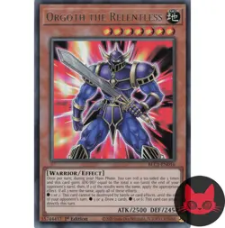 Yugioh Orgoth the Relentless BLC1-EN016 Silver Ultra Rare 1st Edition NM - Image 1