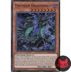 Yugioh Thunder Dragonduo SOFU-EN022 Super Rare 1st Edition LP - Image 1
