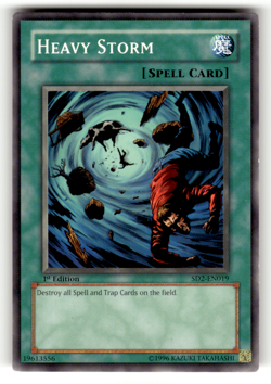 Heavy Storm SD2-EN019 1st Edition Common Structure Deck: Zombie Madness LP - Image 1