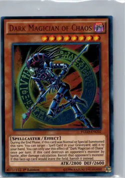 Dark Magician of Chaos UR King of Games: Yugi's Legendary Decks YGLD-ENC02 LP-NM - Image 1