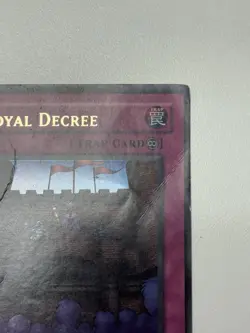 Royal Decree TP4-001 Tournament Pack 4 Unlimited Ultra Rare #3 Damaged - Image 2