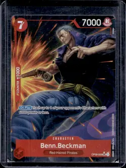 2024 One Piece Benn.Beckman Super Rare Alt Art #OP09-009 - Image 1