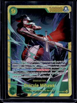 2026 One Piece Azure Sea's Seven Dracule Mihawk Secret Rare #OP14-119 - Image 1