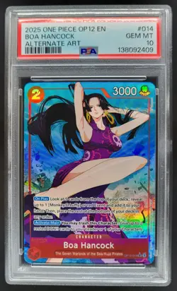 2025 One Piece Legacy of the Master Boa Hancock Alternate Art PSA 10 BK3 - Image 1