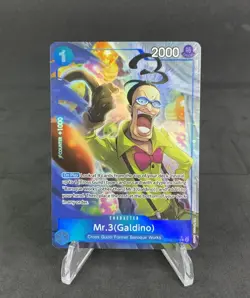 One Piece Mr.3(Galdino) - OP09-056 (Alternate Art) - OP09-056 - R - Foil. - Image 1