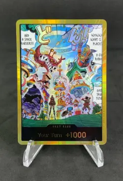 One Piece DON!! Card Egghead Gold - The Azure Sea's Seven (OP14) - Image 1