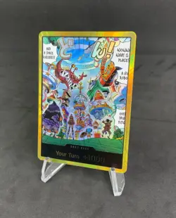 One Piece DON!! Card Egghead Gold - The Azure Sea's Seven (OP14) - Image 2