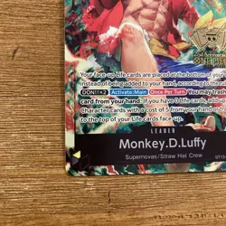 2024 One Piece 2nd Anniversary Tournament Winner Monkey D Luffy #ST13-003 - Image 2
