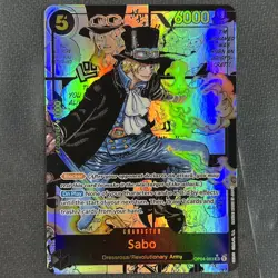 Sabo OP04-083 Manga Alternate Art Kingdoms of Intrigue One Piece Bandai TCG CCG - Image 1