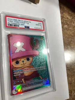 2024 One Piece Two Legends Tony Chopper #001 Alt Art Leader PSA 10 OP08 NO RES ! - Image 2