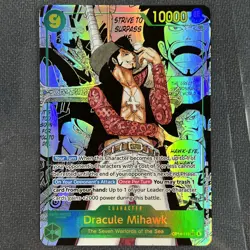 Dracule Mihawk OP14-119 Manga The Azure Sea's Seven One Piece Bandai TCG CCG - Image 1