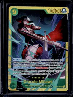 2026 One Piece Azure Sea's Seven Dracule Mihawk Secret Rare #OP14-119 - Image 1
