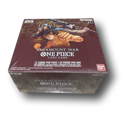 One Piece TCG Paramount War OP-02 Booster Box Red Bottom English Sealed New - Image 1