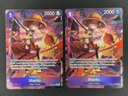 One Piece TCG Shanks OP13-065 (Alternate Art) Lot Of (2) - Image 1
