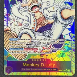 Monkey.D.Luffy OP05-119 Alternate Art Awakening of the New Era One Piece Bandai - Image 3