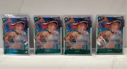 x4 Playset - Nami OP14-031 (SR) The Azure Sea’s Seven One Piece TCG English - Image 1
