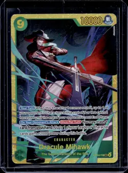 2026 One Piece Azure Sea's Seven Dracule Mihawk Secret Rare #OP14-119 - Image 1