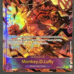Monkey.D.Luffy OP09-119 Alternate Art Emperors in the New World One Piece TCG - Image 3