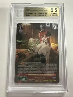 2025 Weiss Schwarz Azur Lane Vol.2 AZL/S119-075SP BGS 9.5 SP Hindenburg - Image 1