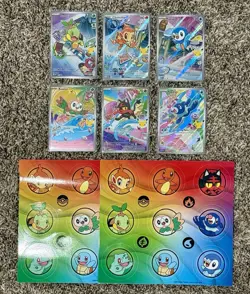 Pokemon First Partner Series 1 Cards numbered 040 - 045 w/ Stickers NM - Image 2
