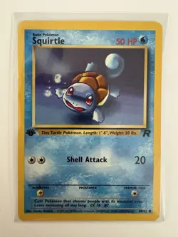 Pokemon Squirtle Card #68/82 First Edition Non-Holo READ - Image 1