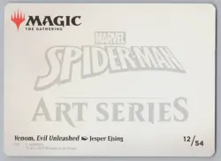 MTG - Spider-Man - Venom, Evil Unleashed Art Card #12 -r475 - Image 2