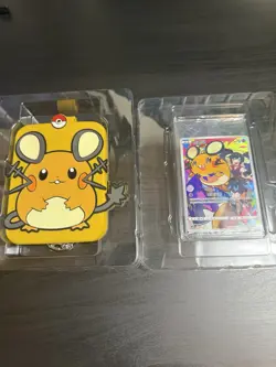 Pokemon S-Chinese Sword&Shield Dedenne Card Display Frame set with promo - Image 1