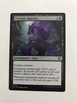Parasitic Impetus MTG Magic the Gathering Card NM Near Mint CLU - Image 1