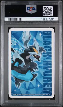 2012 POKEMON BLACK 2 PLAYING CARDS 7 OF HEARTS MELOETTA PSA 9 - Image 2
