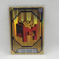 1x McDonald’s Minecraft | 1x Fry Helmet Physical Card ONLY | CODE IS EXPIRED - Image 1