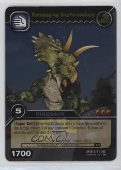 2008 Dinosaur King Trading Card Game Series 2: Colossal Team Battle #DKTB-016 - Image 1