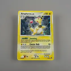 Pokemon TCG Ampharos Card Secret Wonders 1/132 Holo Rare LP/NM Condition - Image 1