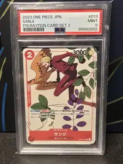 Sanji OP01-013 Promo Card Set 2 PSA 9 - Image 1