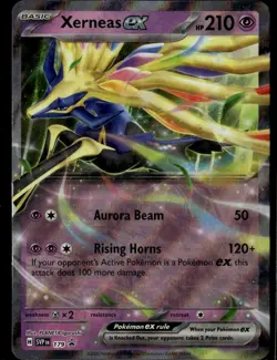 Xerneas ex Promo SV: Scarlet & Violet Promo Cards 179 Psychic Holofoil Pokemon C - Image 1