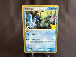 Pokemon TCG Celebrations Mimikyu SWSH136 Holo Rare Promo Card NM - Image 1