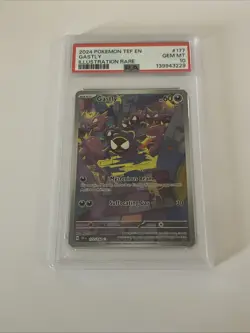 Pokemon TCG Gastly Illustration Rare Card Temporal Forces 177/162 - Image 1