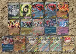 Ascended Heroes Pokemon Full Art, Mega EX, Lot Of 16 Cards - Mega Feraligatr EX - Image 1