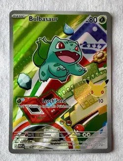 Pokemon Bulbasaur 037 1st First Partner Full Art Card A Beauty - Image 1