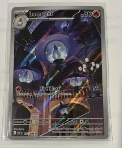 Pokemon TCG White Flare Lampent Illustration Rare Card 102/086 English Edition - Image 1