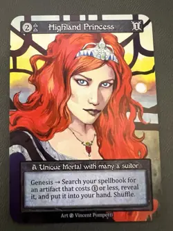 Highland Princess Unique - Sorcery Contested Realm Beta NM/M - Image 1