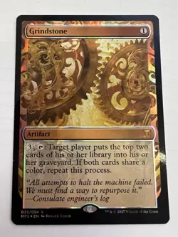 Magic The Gathering Grindstone Kaladesh Inventions Masterpiece Foil NM/M - Image 1