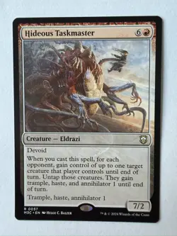 Hideous Taskmaster - Modern Horizons 3 Commander - NM - Rare - MTG - Image 1