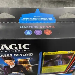 MTG: Universes Beyond Doctor Who Masters Of Evil D23630090, Sealed Box is Worn 195166228815 - Image 2
