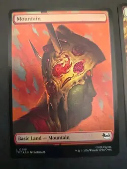 MTG Teenage Mutant Ninja Turtles Full Art Lands Foil #253-257 Near Mint - Image 2