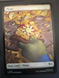 MTG Teenage Mutant Ninja Turtles Full Art Lands Foil #253-257 Near Mint - Image 3