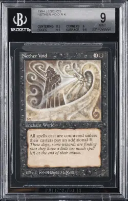 1994 MAGIC: THE GATHERING LEGENDS R K NETHER VOID BGS 9 - Image 1