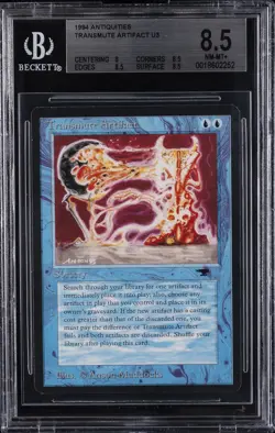 1994 MAGIC: THE GATHERING ANTIQUITIES U3 TRANSMUTE ARTIFACTS BGS 8.5 - Image 1