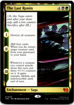 The Last Ronin [Teenage Mutant Ninja Turtles] MTG TMT M 0154 - NM 💀🌳 - Image 1